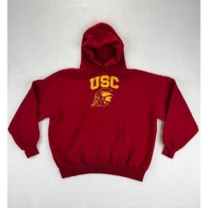 Red Oak USC Trojans Hoodie Mens XL Cardinal Red Pullover NCAA Graphic Sweatshirt